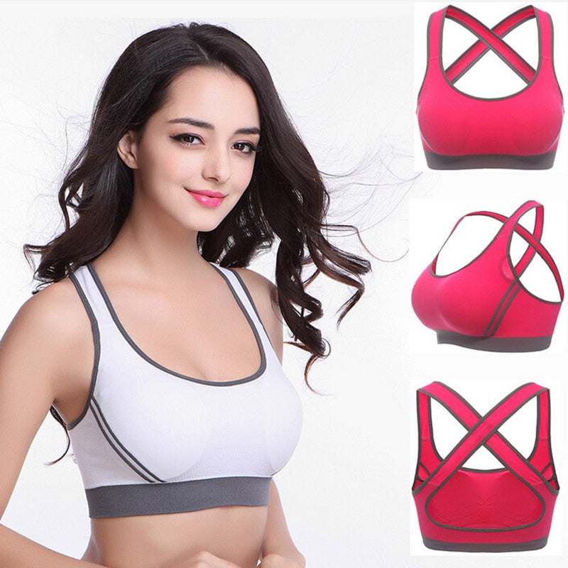 X-Strap Tank Top Style Bra. 3 Sizes Only.