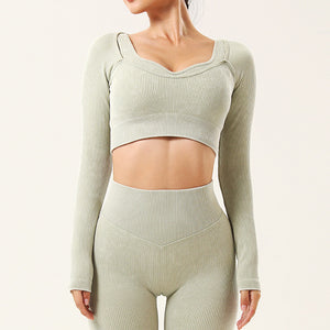 Frosted Six Piece Fitness/Yoga Suit