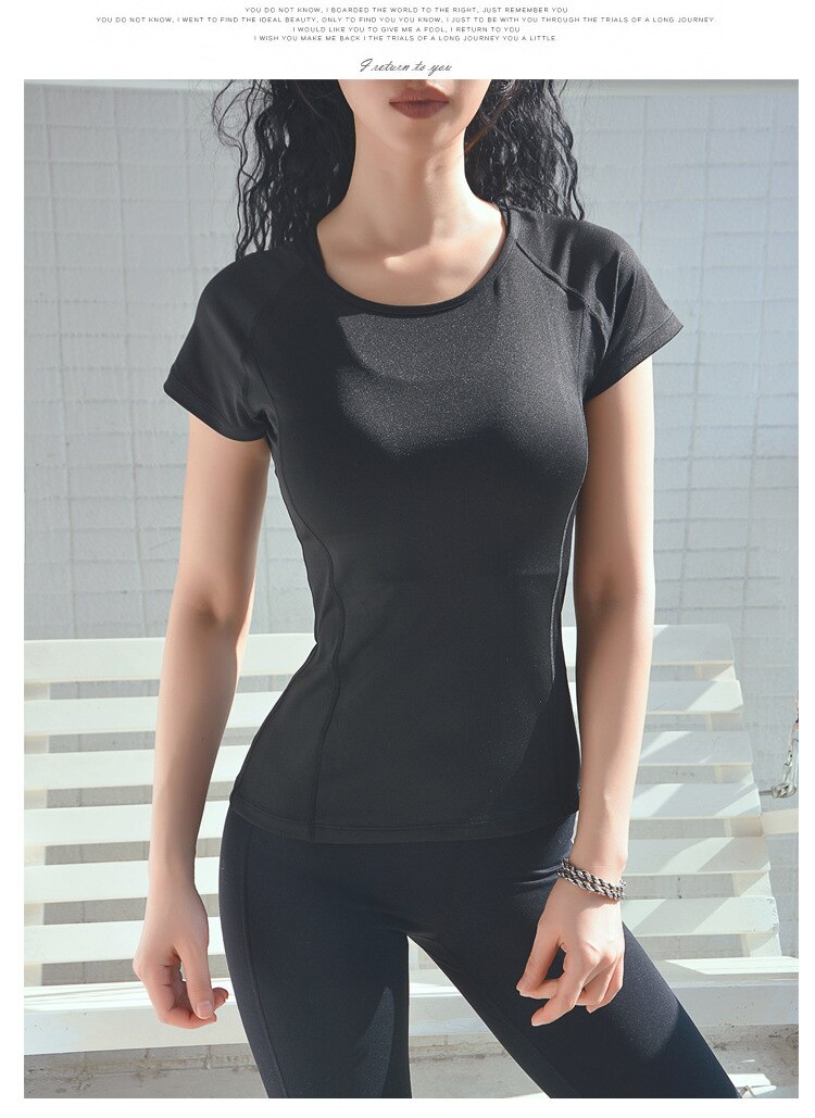 Women Slim-Fit T-shirt, Back-top Mesh